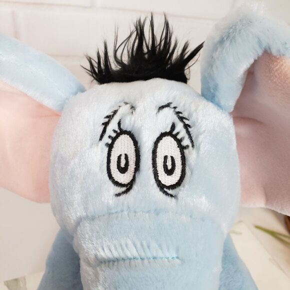 Kohls Cares Dr Seuss Horton Hears A Who Plush Blue Elephant Stuffed Animal 10" - Picture 3 of 9